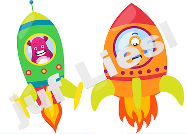 Lesmateriaal Classdojo naamkaartjes deur thema ruimte van auteur De monsterklas van Juf Liesl slide 3