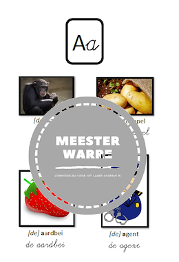 Lesmateriaal ATN - oefenmaterialen basiswoordenschat van auteur Meester Warre slide 3