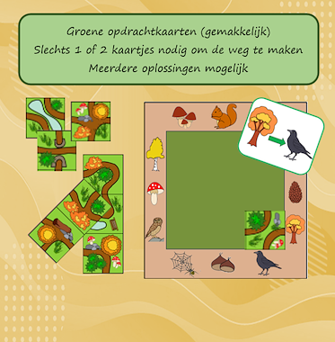 Lesmateriaal Maak een weg in het bos (smartgame) van auteur Jabbedabbedoe slide 2