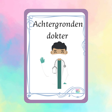 Lesmateriaal Roxillien Achtergronden dokter van auteur kleuterwereldjes van roxillien