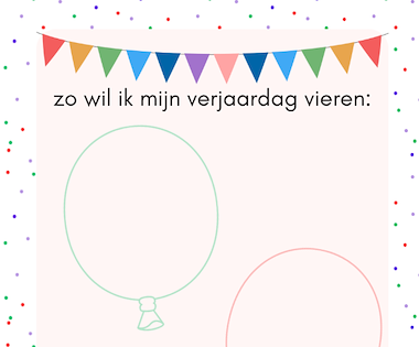 Lesmateriaal Verjaardagskaartjes van auteur Deklasvanjufdemi