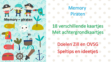 Lesmateriaal Memory - piraten van auteur Little Play Friends slide 2