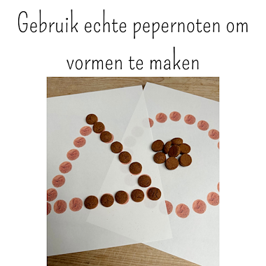 Lesmateriaal Pepernoten vormen | Sinterklaas kleuters | Patronen leggen van auteur My Teacher Shares slide 2