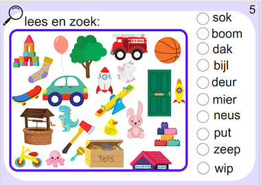 Lesmateriaal Leesspelletjes na KERN 5 (Veilig leren lezen, KIMVersie) van auteur Lise slide 1