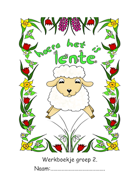 Lesmateriaal Werkboekje lente groep 2 van auteur Juf Monique