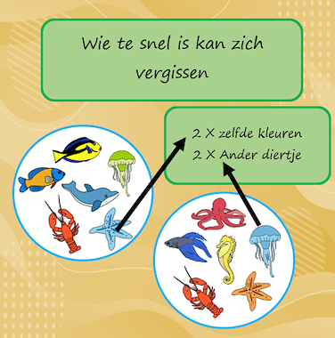 Lesmateriaal Dobble Diep in de zee van auteur Jabbedabbedoe slide 4