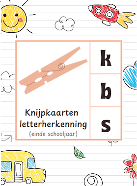 Lesmateriaal Einde schooljaar letterherkenning van auteur Jana slide 1