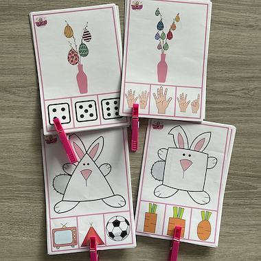 Lesmateriaal Minibundel Pasen van auteur Juf Han