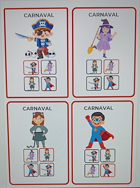 Lesmateriaal Kwartet thema carnaval van auteur Christl slide 3