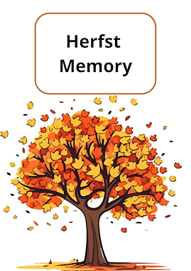 Lesmateriaal Herfst memory  van auteur Lauranne slide 1