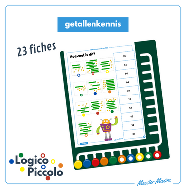 Lesmateriaal Piccolo - Getallenkennis tot 100 van auteur Meester Maxim