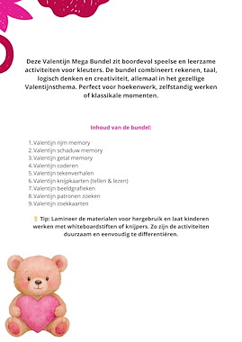 Lesmateriaal Valentijn Mega Bundel – Spelend Leren voor Kleuters van auteur Juf_C slide 2