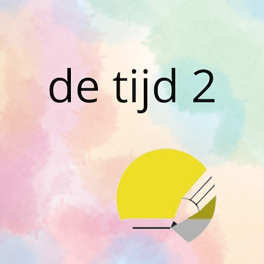 Lesmateriaal AN - de tijd (deel 2) - spel 5: woorden schrijven/stempelen van auteur Peggy Van Rompaey