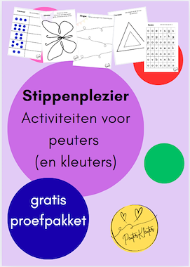 Lesmateriaal Stippenplezier voor peuters en kleuters - preview van auteur PeuterKleuter