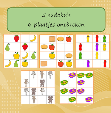 Lesmateriaal Sudoku's weer naar school van auteur Jabbedabbedoe slide 3