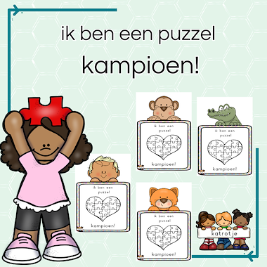 Lesmateriaal ik ben een puzzelkampioen van auteur katrotje