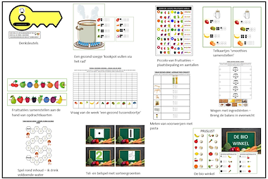 Lesmateriaal Themabundel 'gezonde voeding'  van auteur juf Marjolijn slide 2