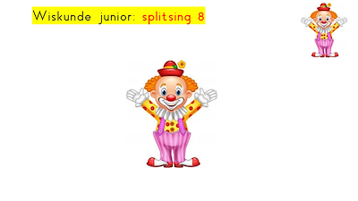 Lesmateriaal Wiskunde junior: splitsing 8 van auteur Gratis leuke leesboekjes slide 1