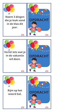 Lesmateriaal EINDE SCHOOLJAAR - Bordspel van auteur Juf Talia slide 2