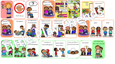 Lesmateriaal win-win-kaartjes: conflictsituaties oplossen van auteur Little Play Friends slide 2