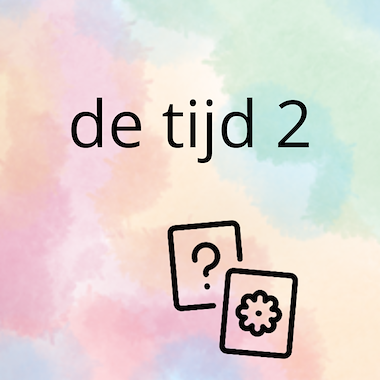 Lesmateriaal AN - de tijd (deel 2) - spel 7: memory van auteur Peggy Van Rompaey
