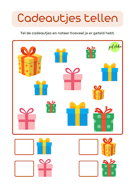 Lesmateriaal Telspelletjes Sinterklaas van auteur Juf Nika slide 2