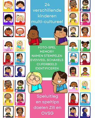Lesmateriaal Kindjes op de foto - klik-klak van auteur Little Play Friends