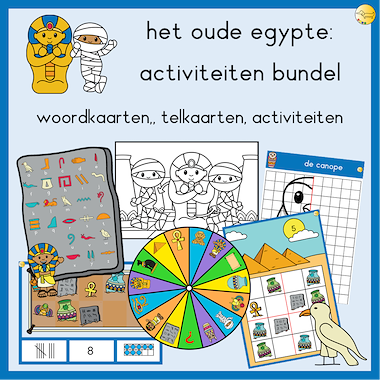 Lesmateriaal Het Oude Egypte activiteiten bundel van auteur JufJoyceKuenen