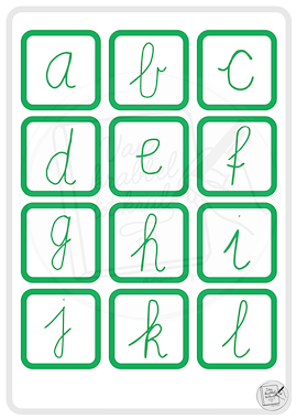 Lesmateriaal Lees- en schrijflettermemory  van auteur Van krabbel tot krul slide 2