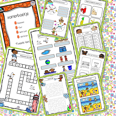 Lesmateriaal Bundel Lente- en zomerboekjes tweede leerjaar of groep 4 van auteur Juffertje Lies slide 3