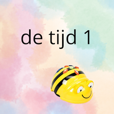Lesmateriaal AN - de tijd (deel 1) - spel 1: bbot van auteur Peggy Van Rompaey