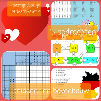 Lesmateriaal Liefdesmysterie van auteur lockdownjuf