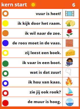 Lesmateriaal Piccolo kern start ZON  8 kaarten van auteur Juf ilona