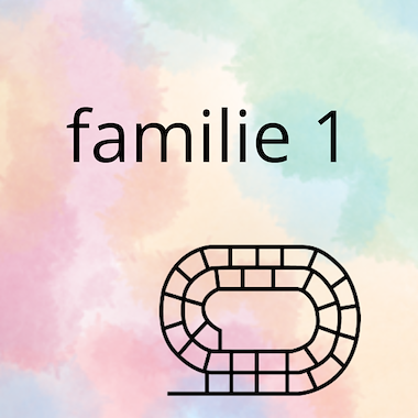 Lesmateriaal AN - mijn familie (deel 1) - spel 6: ganzenbord van auteur Peggy Van Rompaey