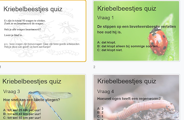 Lesmateriaal Kriebelbeestjes quiz! (leuk tijdens Gi-Ga-Groen) van auteur Juf ilona slide 2