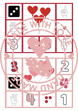 Lesmateriaal Knijpkaart - Valentijn van auteur Juf Lise slide 3