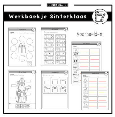 Lesmateriaal Thema Sinterklaas | Werkboekje voor groep 3 van auteur Juf Shanna slide 2