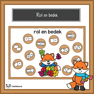 Lesmateriaal Rol en bedek Herfst van auteur Juf Janina