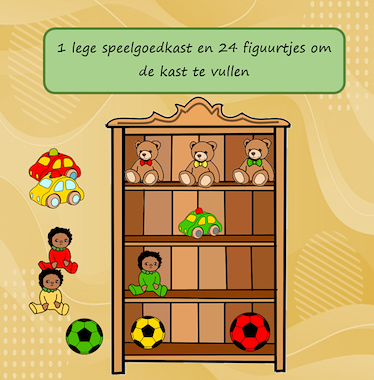 Lesmateriaal Zet alles op de juiste plaats in de speelgoedkast van auteur Jabbedabbedoe slide 3