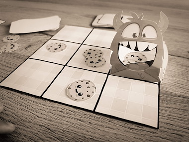 Lesmateriaal Spel: Monsters VS cookies van auteur Noallie slide 1