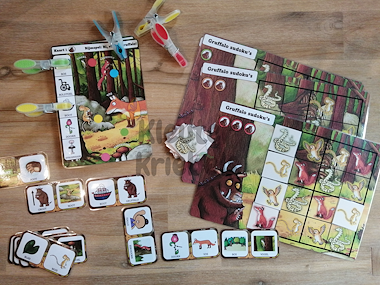 Lesmateriaal Verteltasbundel: De Gruffalo van auteur Kleuter Kriebels slide 4