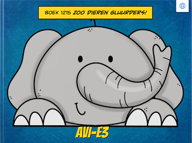 Lesmateriaal Lees Zoo dieren gluurders! van auteur Gratis leuke leesboekjes