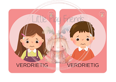 Lesmateriaal Gevoelskaarten van auteur Little Play Friends slide 3