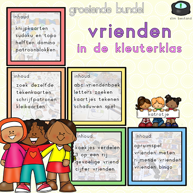 Lesmateriaal vrienden in de kleuterklas van auteur katrotje slide 1
