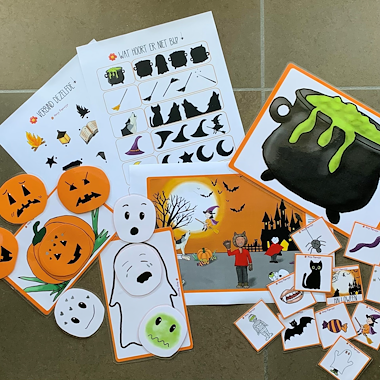 Lesmateriaal Halloween - Bundel van auteur Meisje Eigenwijsje slide 2
