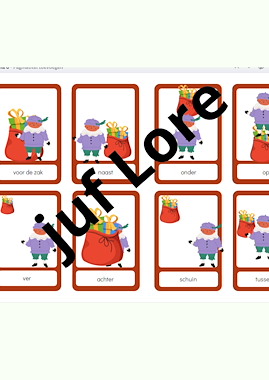 Lesmateriaal Thema Sinterklaas woordenschat bundel  van auteur Juf_Lore slide 3