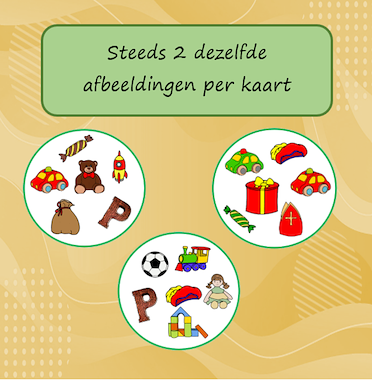 Lesmateriaal Zoek dezelfde Dobble sint van auteur Jabbedabbedoe slide 3