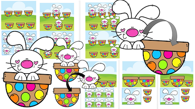 Lesmateriaal paasbundel peuters en kleuters van auteur Little Play Friends slide 3