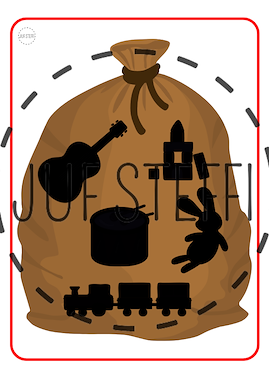 Lesmateriaal vul de zak van Sinterklaas - schaduwen van auteur Juf Steffi slide 2