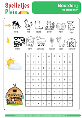 Lesmateriaal 27 woordzoekers groep 3 van auteur Yurls slide 1